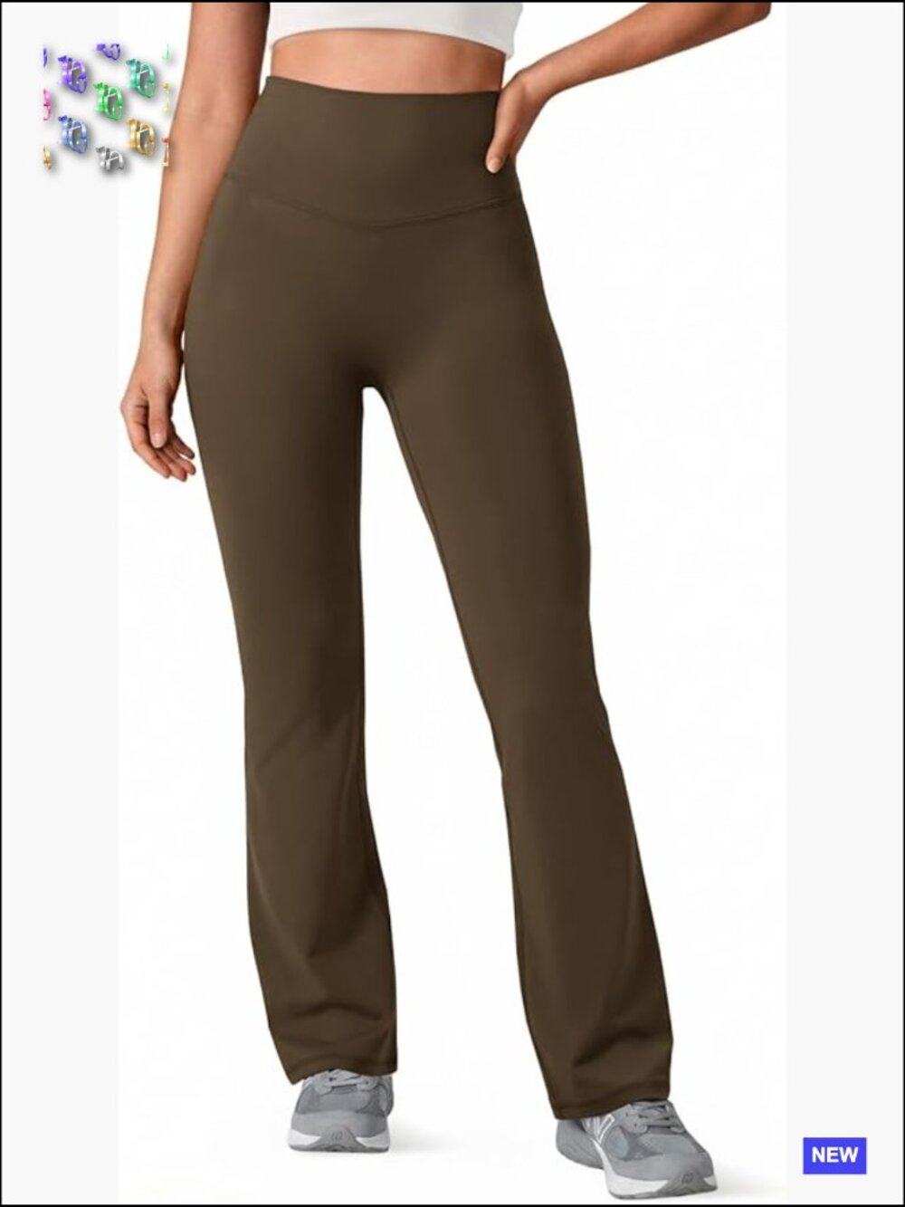 Buttery Soft High Waist Flare Leggings V Cross Bootcut Yoga Pants Workout